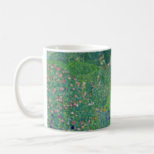 Caneca De Café Gustav Klimt - Paisagem de Jardim Italiano