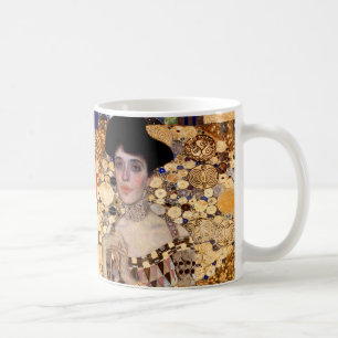 Caneca De Café Gustav Klimt retrato de Adel Bloch Bauer 1907