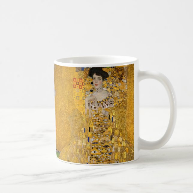 Caneca De Café Gustav Klimt - Retrato de Adele Bloch-Bauer I (Direita)