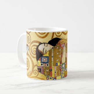 Caneca De Café Gustav Klimt , “ The hug ” コーヒーマグカップ