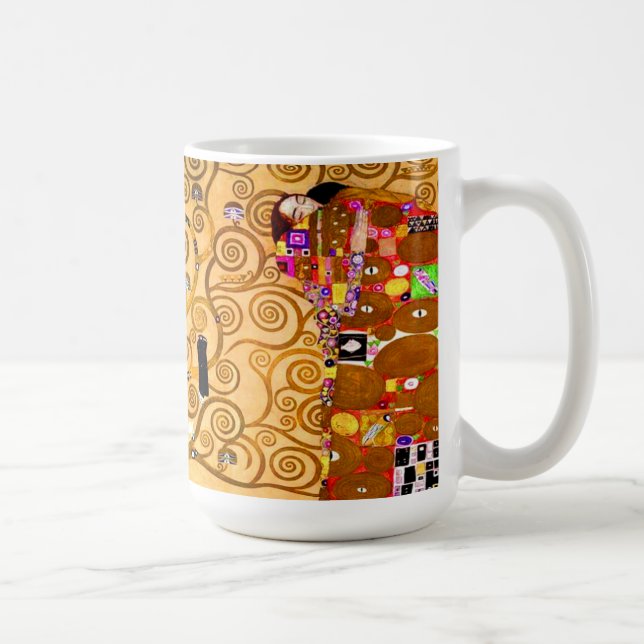 Caneca De Café Gustav Klimt Tree of Life (Direita)