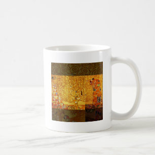 Caneca De Café Gustav Klimt Tree of Life: Art Nouveau Symbolista