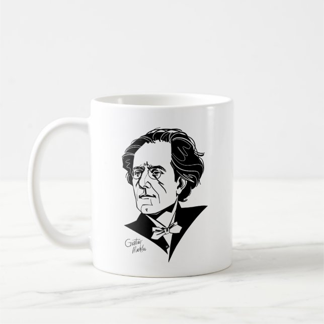 Caneca De Café Gustav Mahler (Esquerda)
