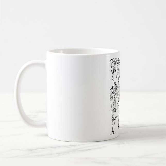 Caneca De Café Gustav Mahler produz sinfonia (Esquerda)