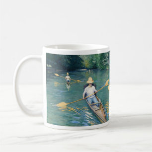 Caneca De Café Gustave Caillebotte - Barcos no Yerres