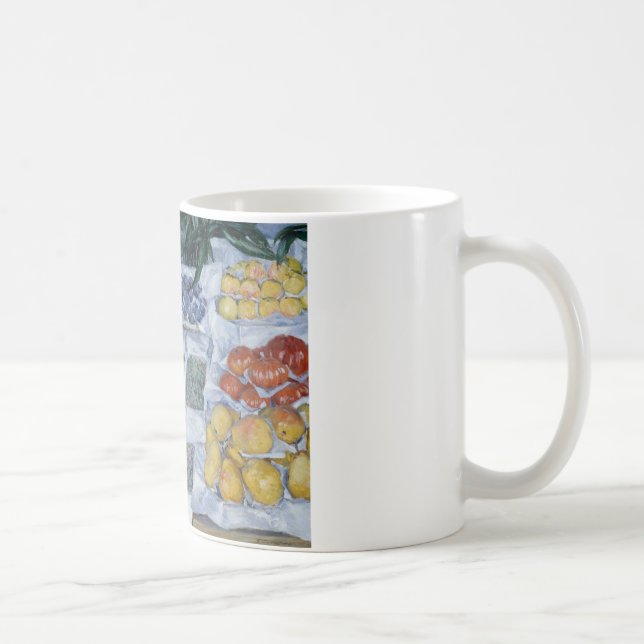 Caneca De Café Gustave Caillebotte - Fruta exibida em um suporte (Direita)