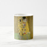 Caneca De Café Gustavo Klimt o beijo<br><div class="desc">Uma das imagens as mais icónicas de Gustavo Klimt; O beijo.</div>
