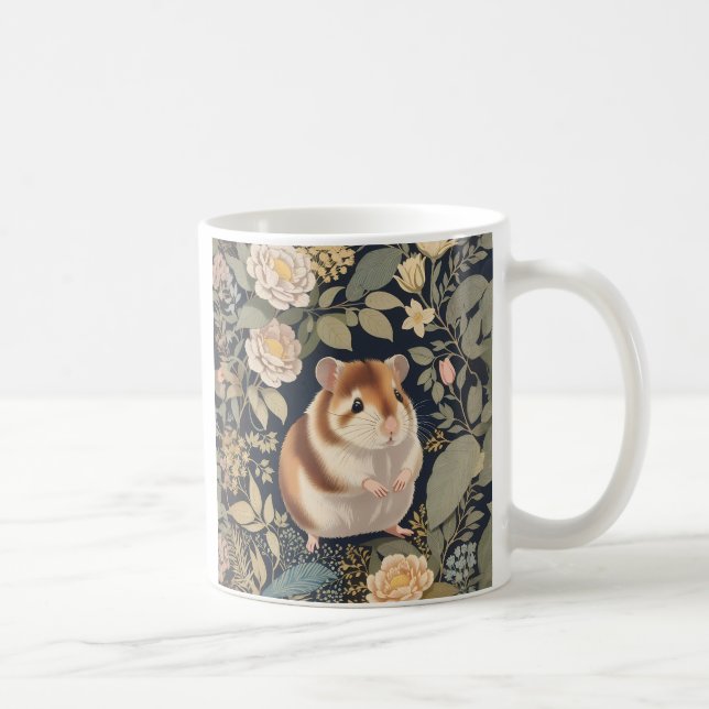 Caneca De Café Gute Hamster William Morris Inspirou (Direita)