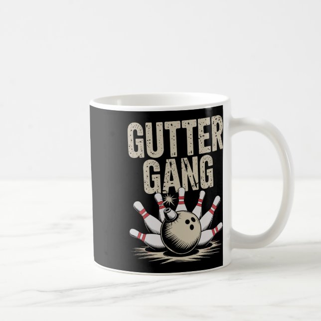 Caneca De Café Gutter Gang Bowling 1  (Direita)