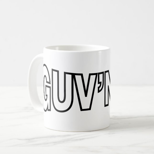 CANECA DE CAFÉ GUV'NOR (Frente Esquerda)