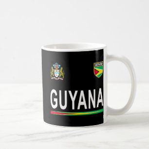 Caneca De Café Guyana Cheer Jersey 2017 Futebol da Guiana