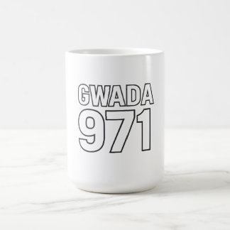 Caneca De Café GWADA 971 | Fierté Guadeloupe Style Urbain