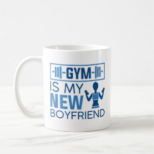 Caneca De Café Gym É Minha Nova Namorado