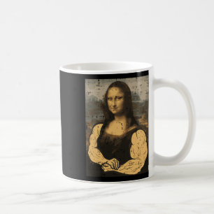 Caneca De Café Gym Mona Lisa Muscle Workout Malhação Bodybuild
