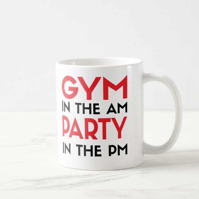 Caneca De Café Gym no partido do AM no PM (Direita)