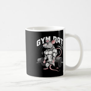 Caneca De Café Gym Rat Funny Bodybuilding Workout Malhação Gym We