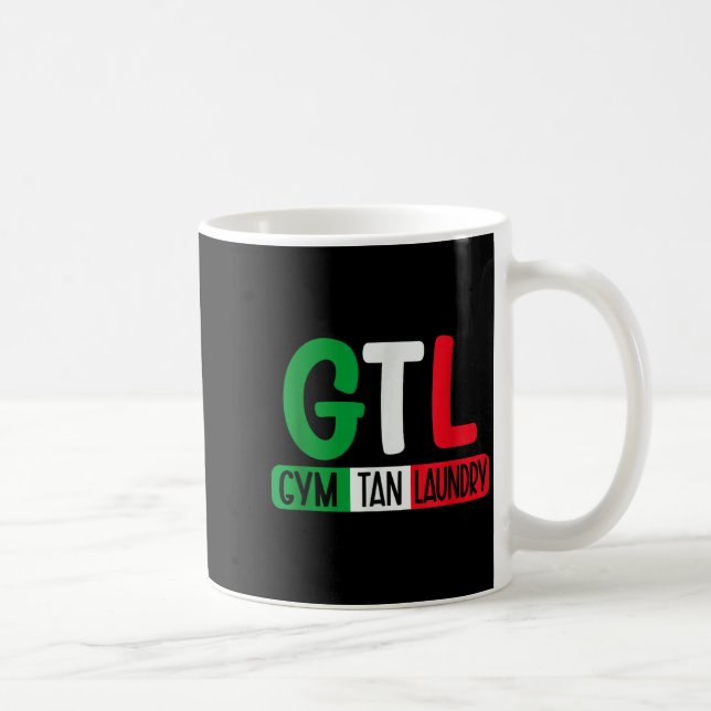Caneca De Café Gym Tan Laundry Gtl New Jersey Garden Nj Shore Ita (Direita)