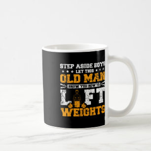 Caneca De Café Gym Velho do Levantamento de Peso