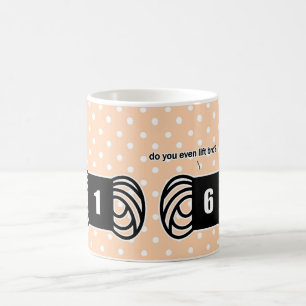 Caneca De Café gym volumoso engraçado do fio para confecção de