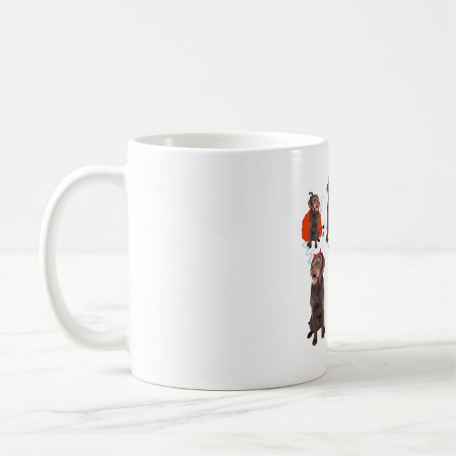 Caneca De Café H é para Halloween Labrador Dog (Esquerda)