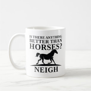 Caneca De Café Há Algo Melhor Que Cavalos Próximos?