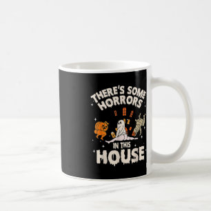 Caneca De Café Há alguns horrores nesta casa Ghost Pumpkin H