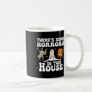Caneca De Café Há alguns horrores nesta casa Ghost Pumpkin H