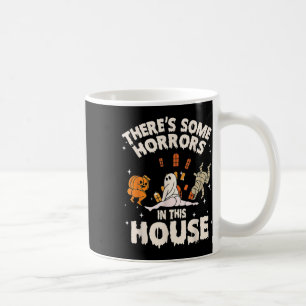 Caneca De Café Há alguns horrores nesta casa Ghost Pumpkin H