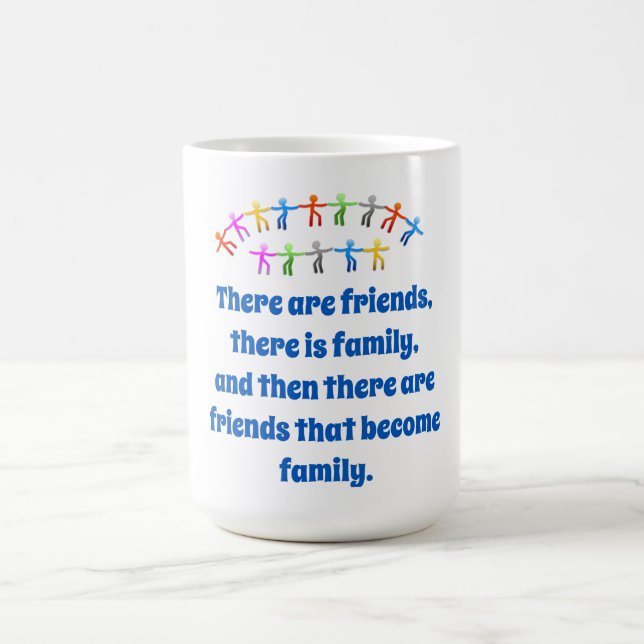 Caneca De Café Há Amigos Há Família - Amizade Quo (Centro)