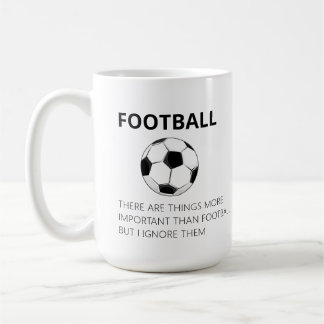 Caneca De Café Há Coisas Mais Importantes Que O Futebol - C