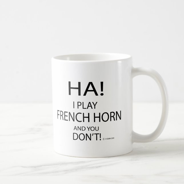 Caneca De Café Ha Corno Francês (Direita)