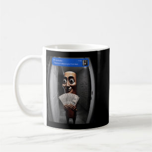 Caneca De Café Há Movimento Na Frente Tung Tung Tung Sahur Meme