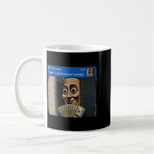 Caneca De Café Há Movimento Na Porta Da Frente Tung Tung Tung Sah