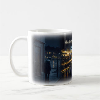 Caneca De Café Há uma Luz que Nunca se Apaga — Noite na Cidade