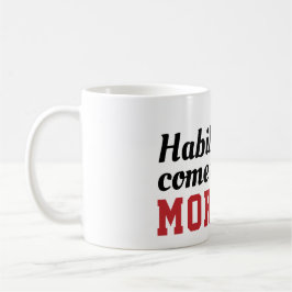 Caneca De Café Habibi Vem Para Marrocos Bandeira Estrela Verde