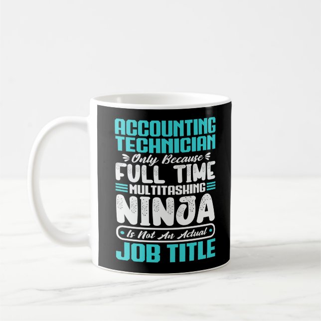 Caneca De Café Habilidade Profissional do Título do Técnico de Co (Esquerda)