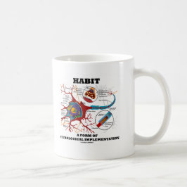 Caneca De Café Hábito Uma Forma De Neurônio De Implementação Neur
