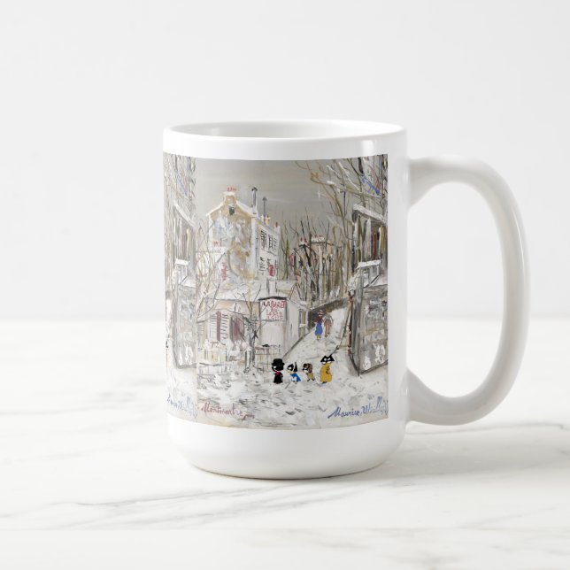 Caneca De Café Habitues de Le Lapin Ágil es Ses (Direita)