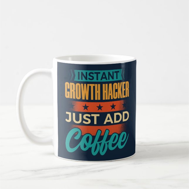 Caneca De Café Hacker de crescimento instantâneo simplesmente adi (Esquerda)