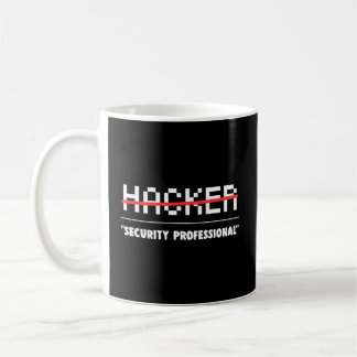 Caneca De Café Hacker do computador de segurança cibernética