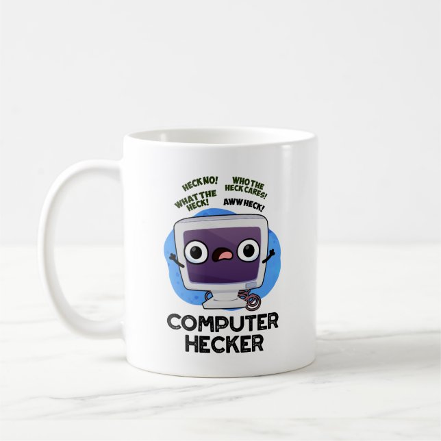 Caneca De Café Hacker Funny Hacker do Hecker (Esquerda)