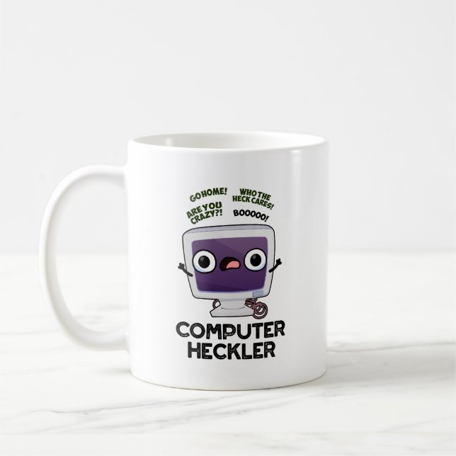 Caneca De Café Hacker Funny Hacker Pun (Esquerda)