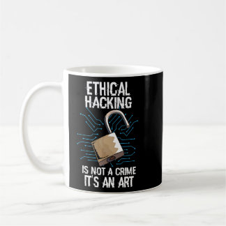 Caneca De Café Hackers Éticos Não São Crimes Hackers Online