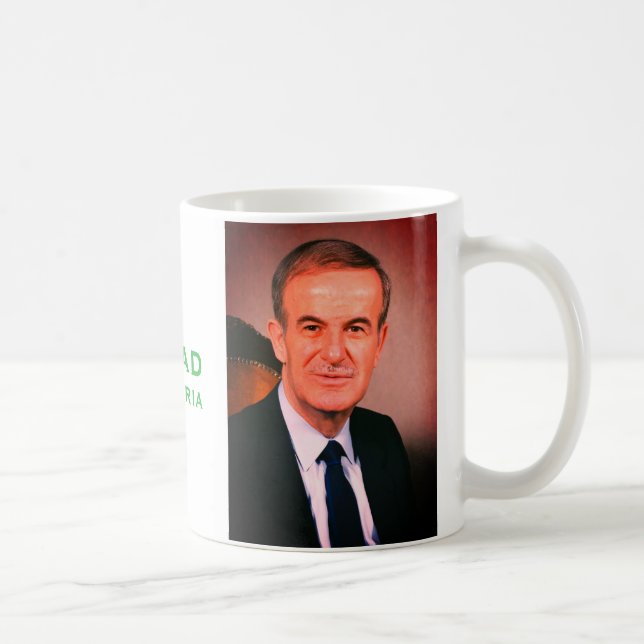 Caneca De Café Hafez al-Assad, Presidente da República Árabe Síri (Direita)