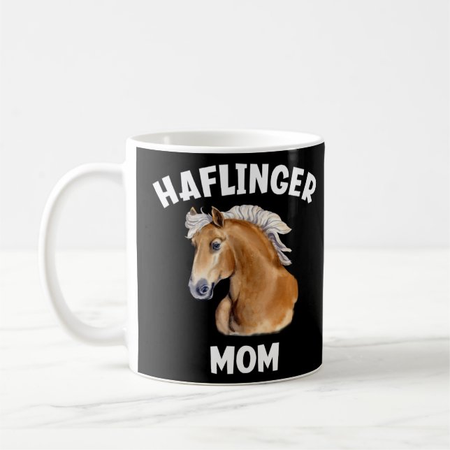 Caneca De Café Haflinger Mãe Haflinger Horse (Esquerda)