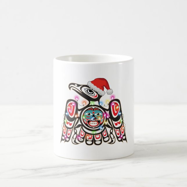 Caneca De Café Haida Thunderbird Símbolo Ornamento Cristo-alvo (Centro)