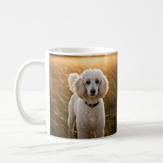 Caneca De Café Haiku Poodle Solace Mug (Esquerda)