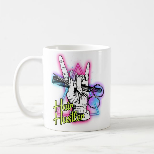 Caneca De Café Hair Hustler (Esquerda)