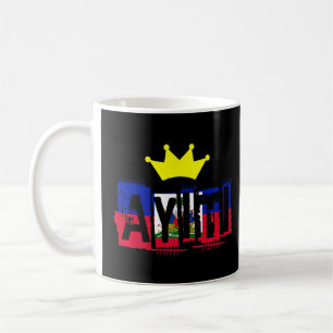 Caneca De Café Haiti: Dia da Bandeira do Haiti Um País Orgulhoso