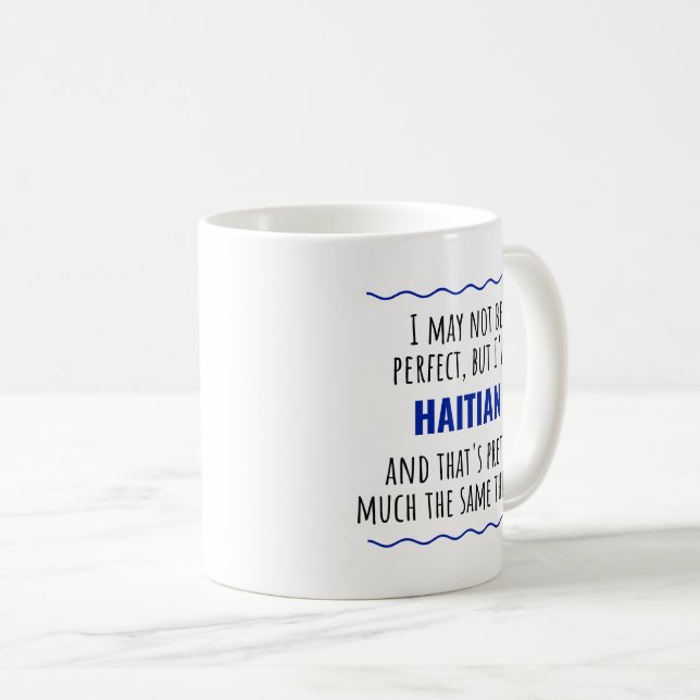 Caneca De Café Haitian Haiti Gift Idea Coffee Mug (Frente Esquerda)